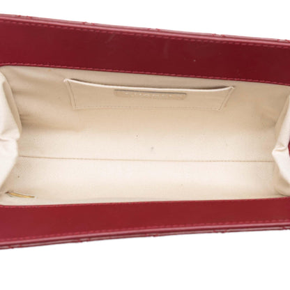 Chanel CC Quilted Patent Timeless Clutch