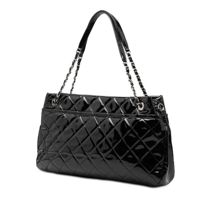 Chanel CC Quilted Patent Timeless Soft Tote