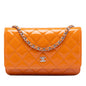 Chanel CC Quilted Patent Wallet on Chain