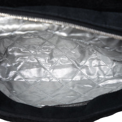 Chanel CC Quilted Terry Cloth Flap