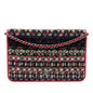 Chanel CC Quilted Tweed Wallet On Chain