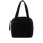 Chanel CC Quilted Velvet Handbag