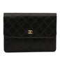 Chanel CC Satin Diamond Stitch Clutch