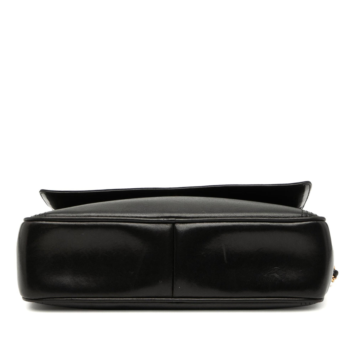 Chanel CC Stitched Lambskin Tassel Flap Crossbody