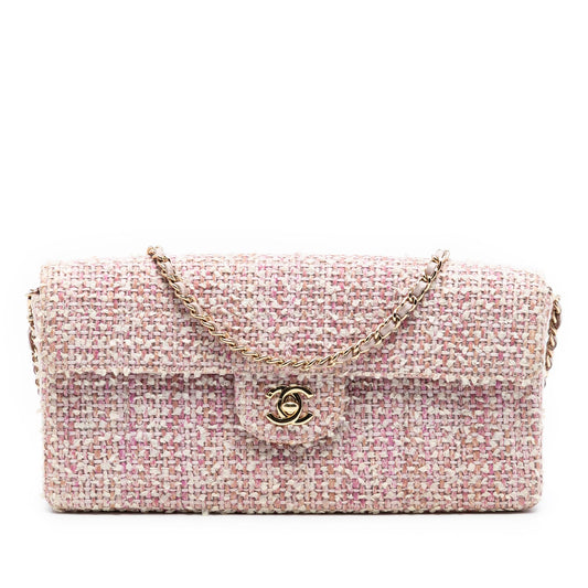 Chanel CC Tweed East West Flap