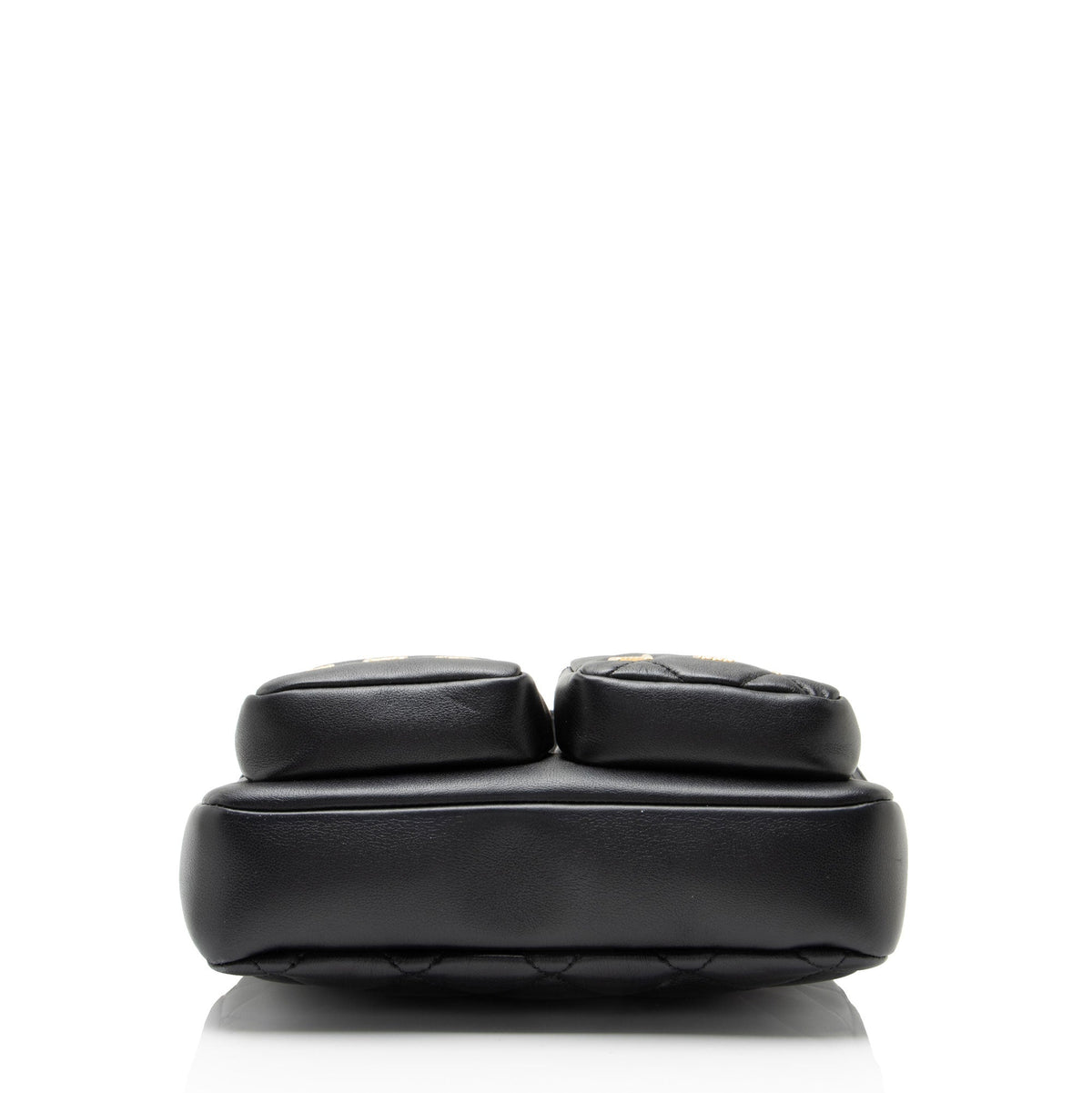 Chanel Calfskin Double Pocket Small Camera Bag