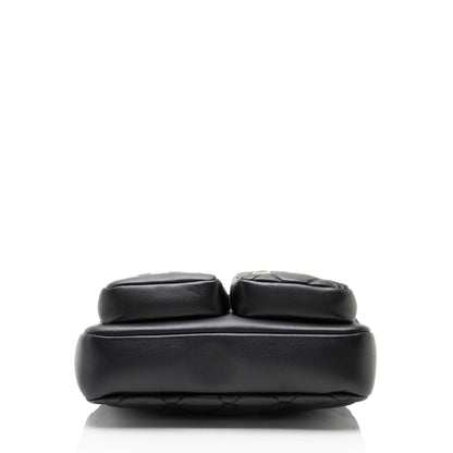 Chanel Calfskin Double Pocket Small Camera Bag