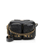 Chanel Calfskin Double Pocket Small Camera Bag