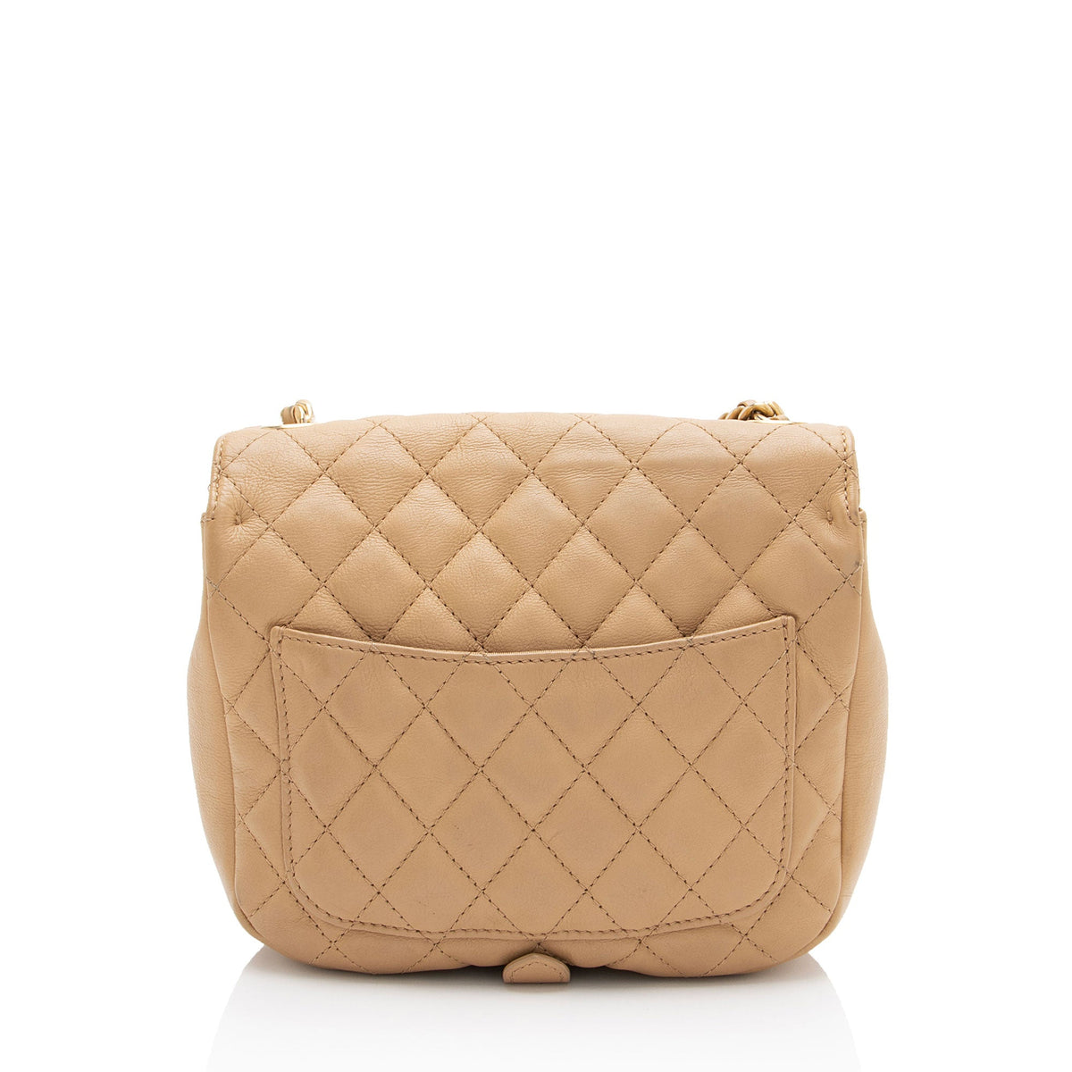 Chanel Calfskin Saddle Full Flap Messenger