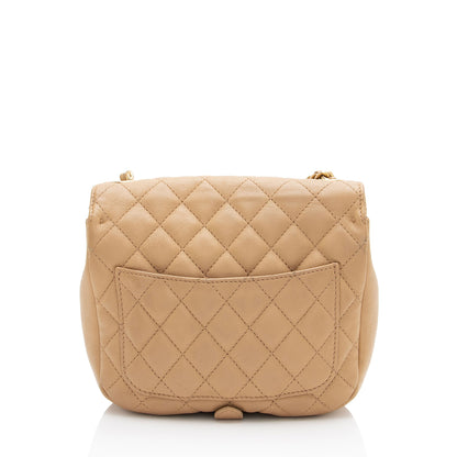 Chanel Calfskin Saddle Full Flap Messenger