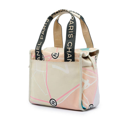 Chanel Canvas Eiffel Tower Handbag