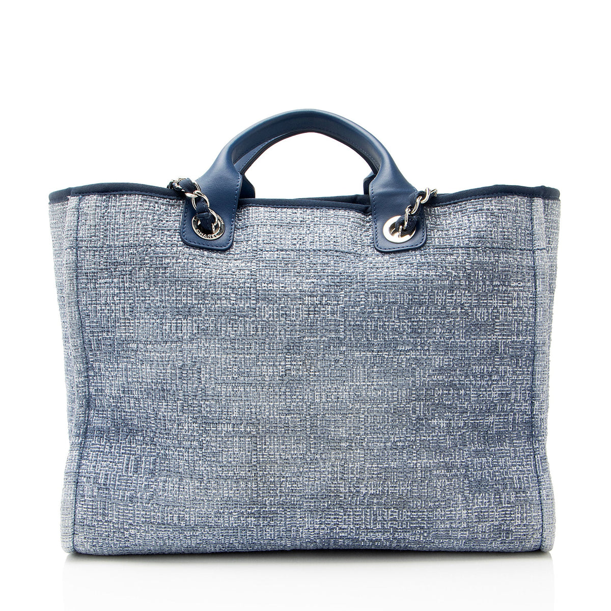 Chanel Canvas Lurex Deauville Medium Tote