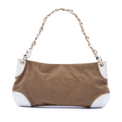 Chanel Canvas Olsen Shoulder Bag