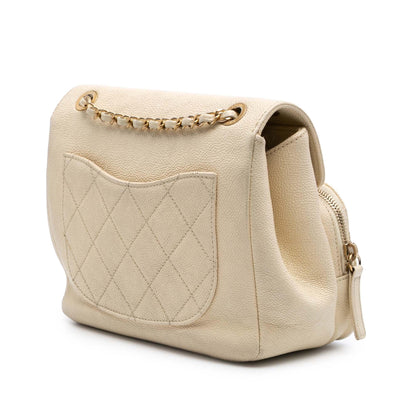 Chanel Caviar Business Affinity Messenger Flap