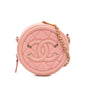 Chanel Caviar CC Filigree Round Crossbody