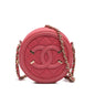 Chanel Caviar CC Filigree Round Crossbody