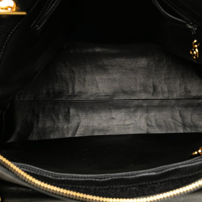 Chanel Caviar Front Pocket Chain Tote
