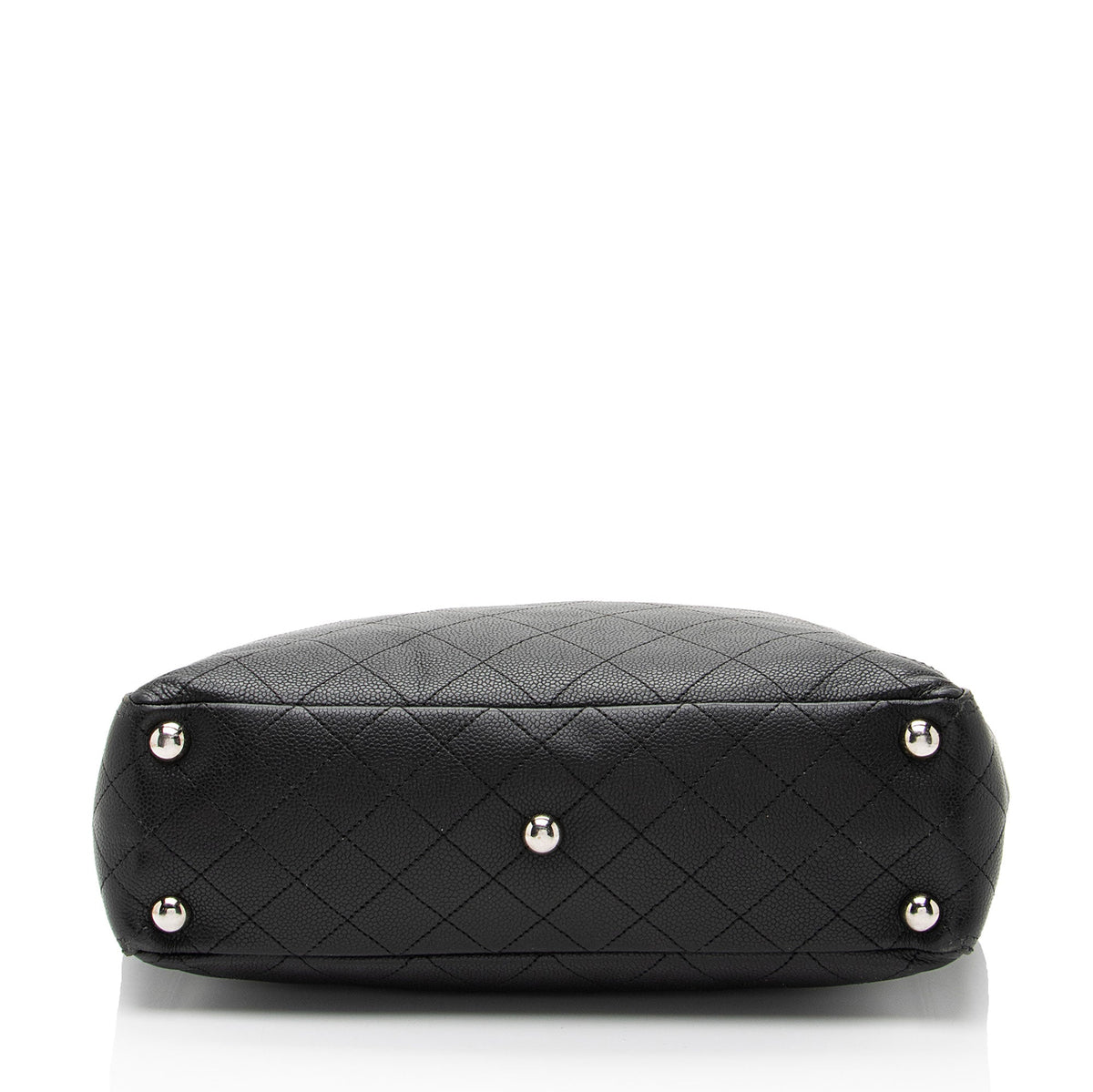 Chanel Caviar Leather CC Medium Pocket Hobo