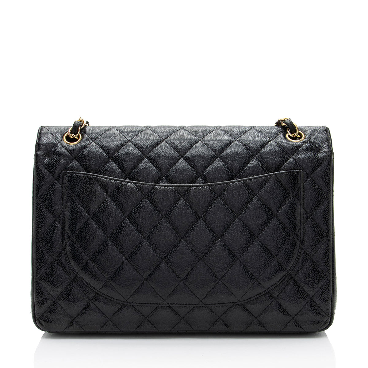 Chanel Caviar Leather Classic Maxi Double Flap Bag