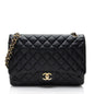 Chanel Caviar Leather Classic Maxi Double Flap Bag