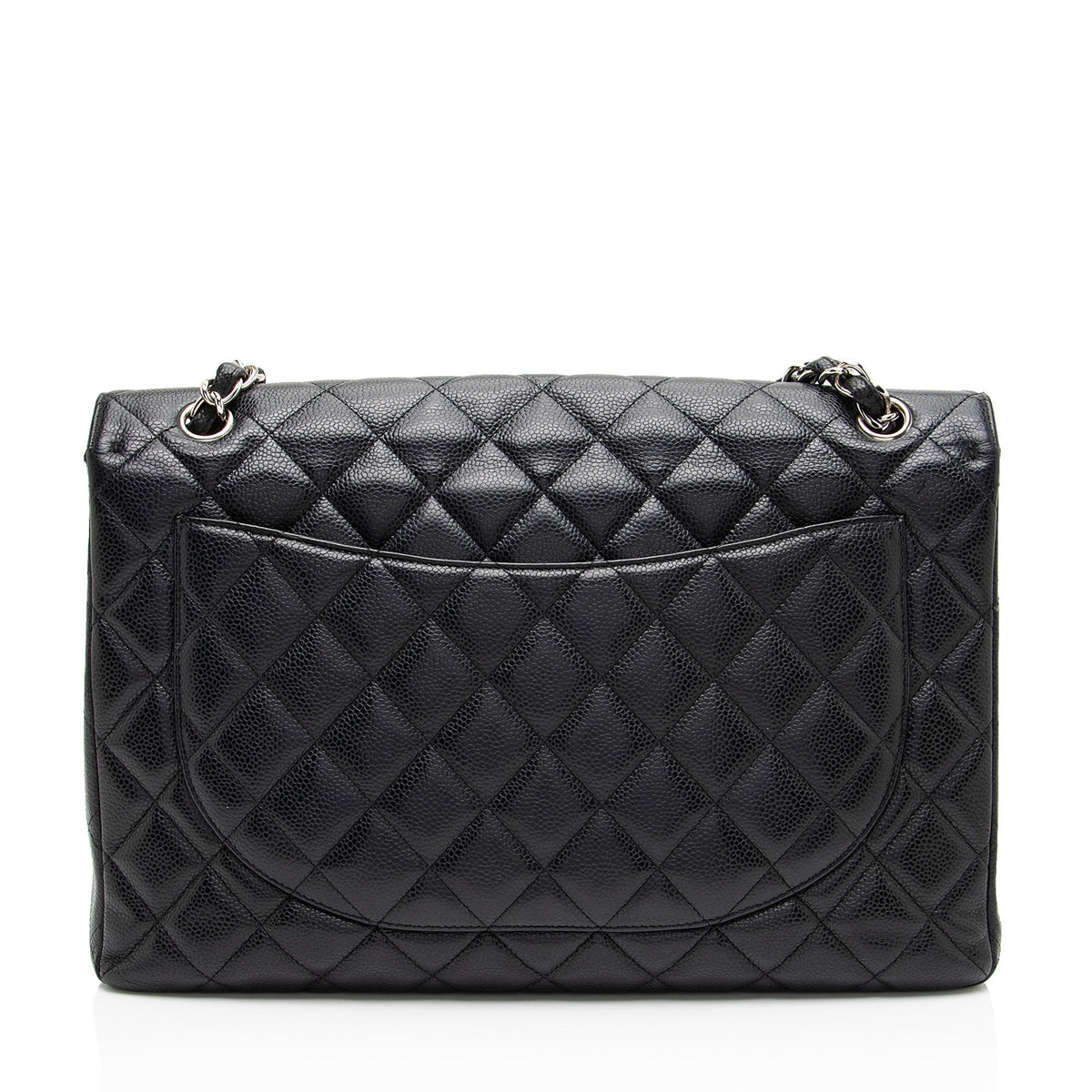 Chanel Caviar Leather Classic Maxi Single Flap Bag