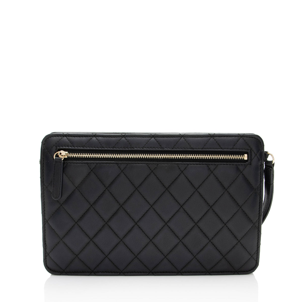 Chanel Caviar Leather Classic Trendy Pouch