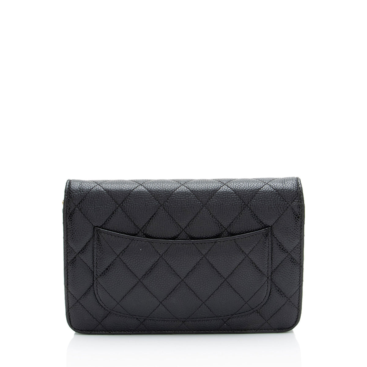 Chanel Caviar Leather Classic Wallet on Chain