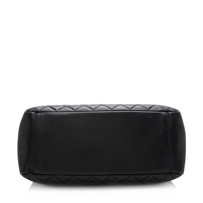 Chanel Caviar Leather Grand Shopping Tote (SHF-21543)