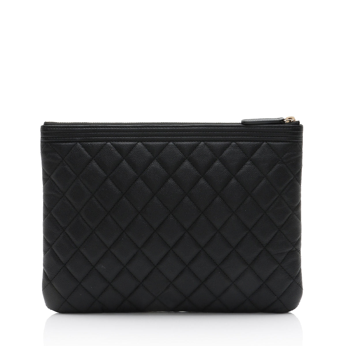 Chanel Caviar Leather Boy Medium O Case