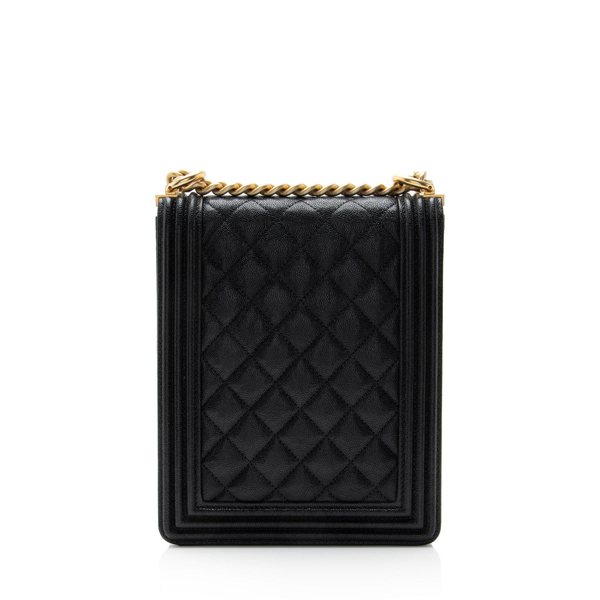 Chanel Caviar Leather N/S Boy Bag