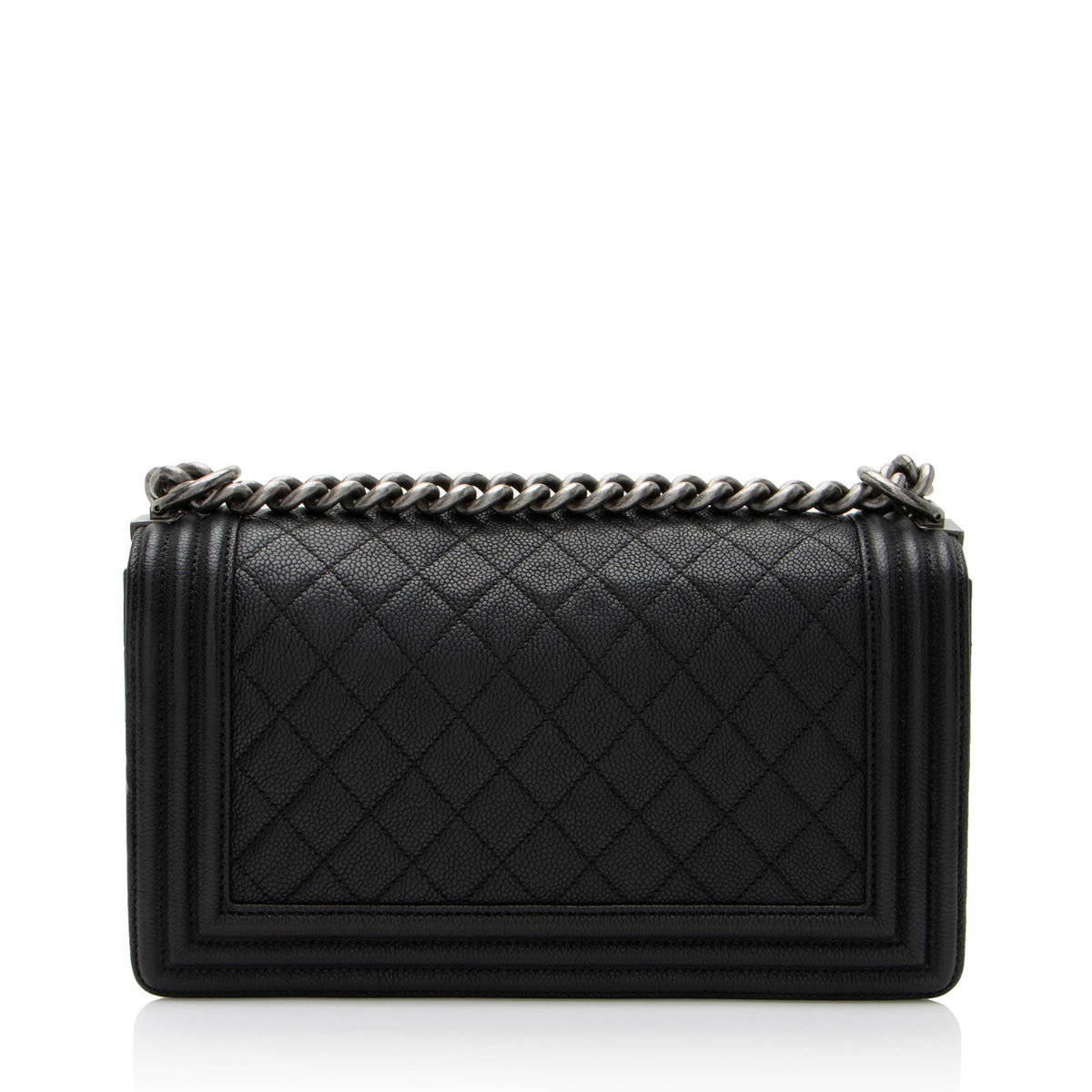 Chanel Caviar Leather Old Medium Boy Bag