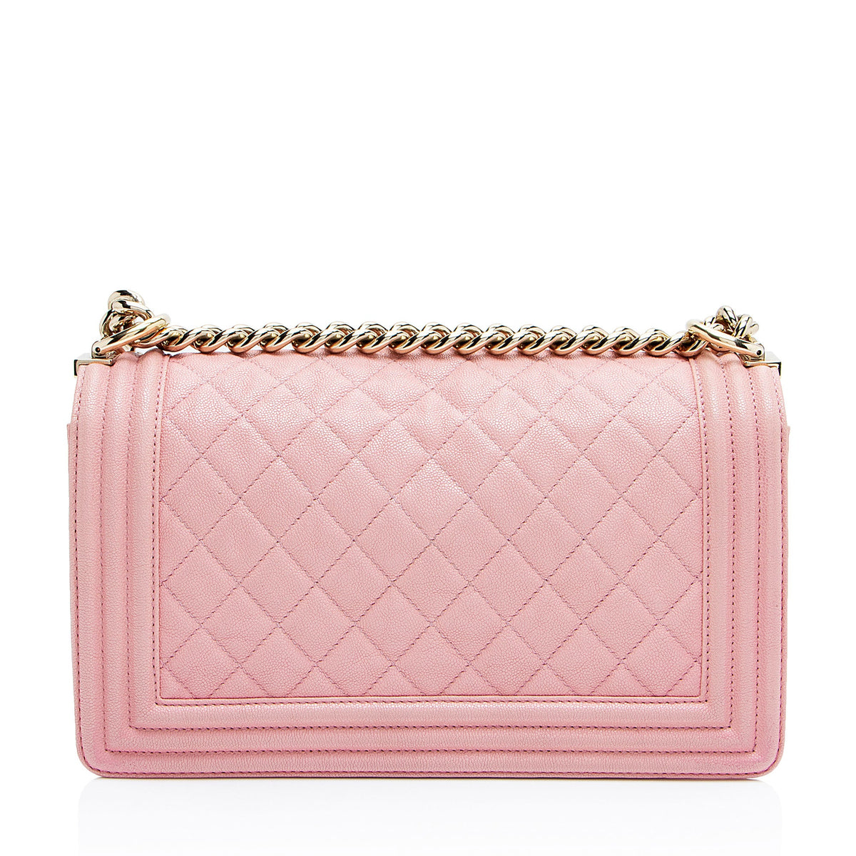 Chanel Caviar Leather Old Medium Boy Bag