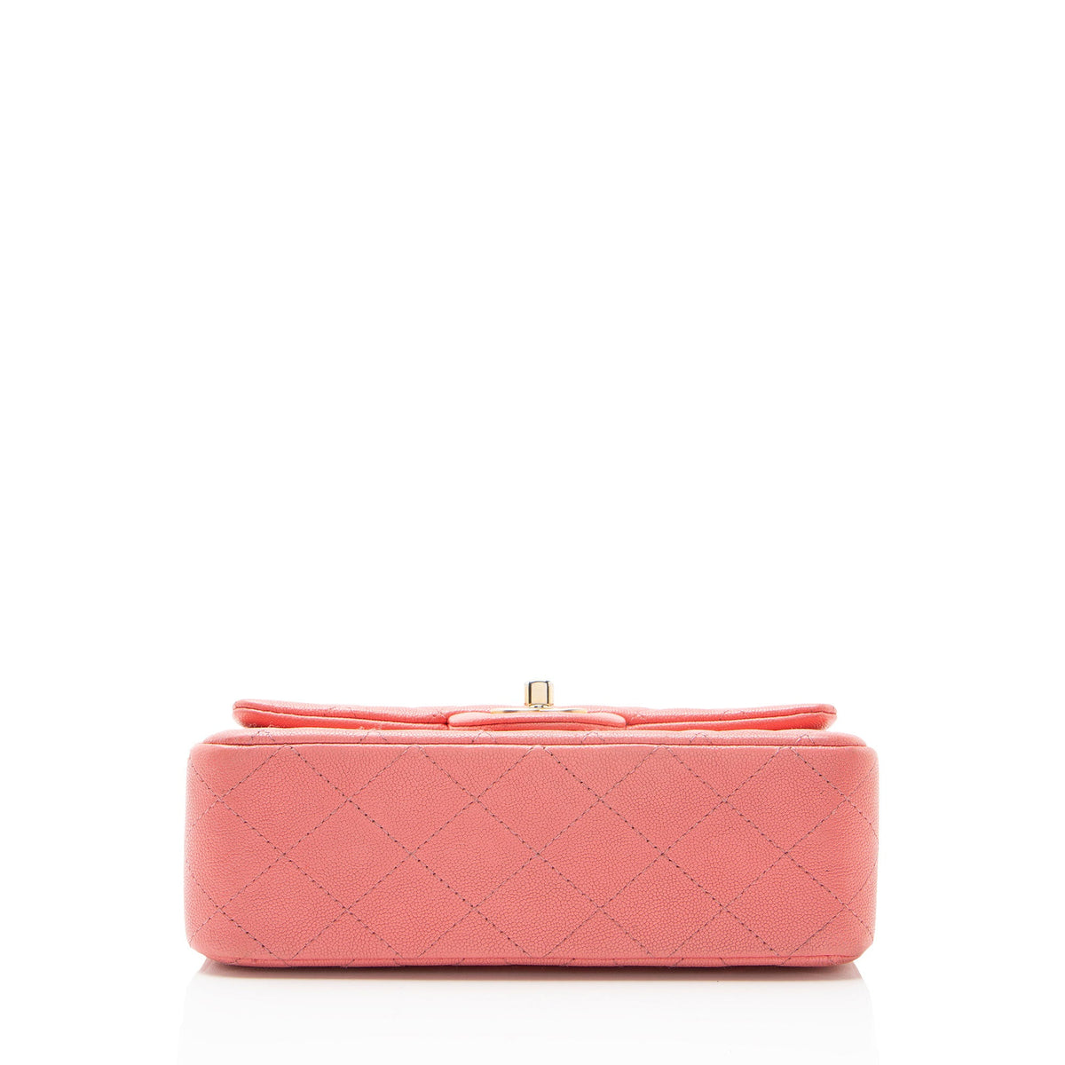 Chanel Caviar Leather Rectangular Top Handle Mini Flap Bag