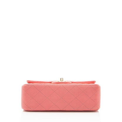Chanel Caviar Leather Rectangular Top Handle Mini Flap Bag