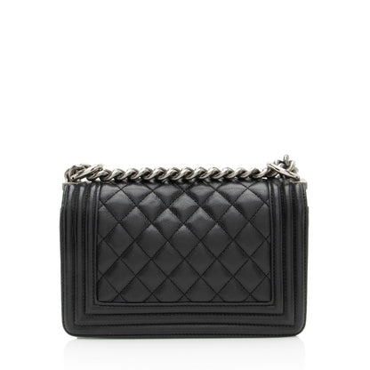 Chanel Caviar Leather Small Boy Bag