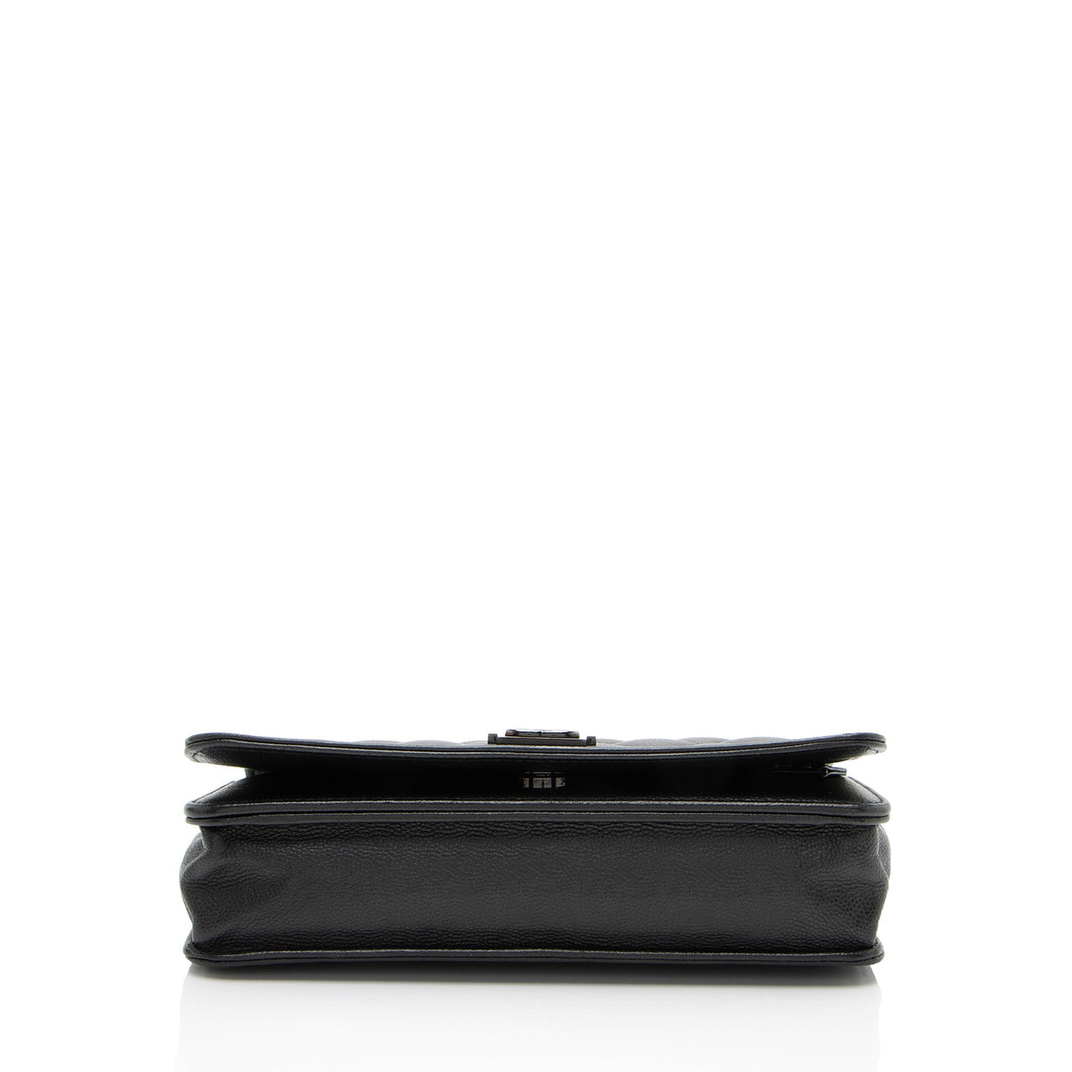 Chanel Caviar Leather So Black Boy Wallet on Chain