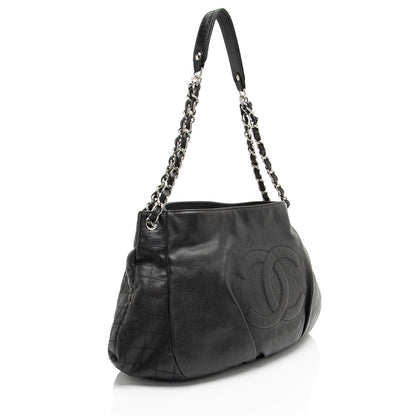 Chanel Caviar Leather Timeless CC Shoulder Bag