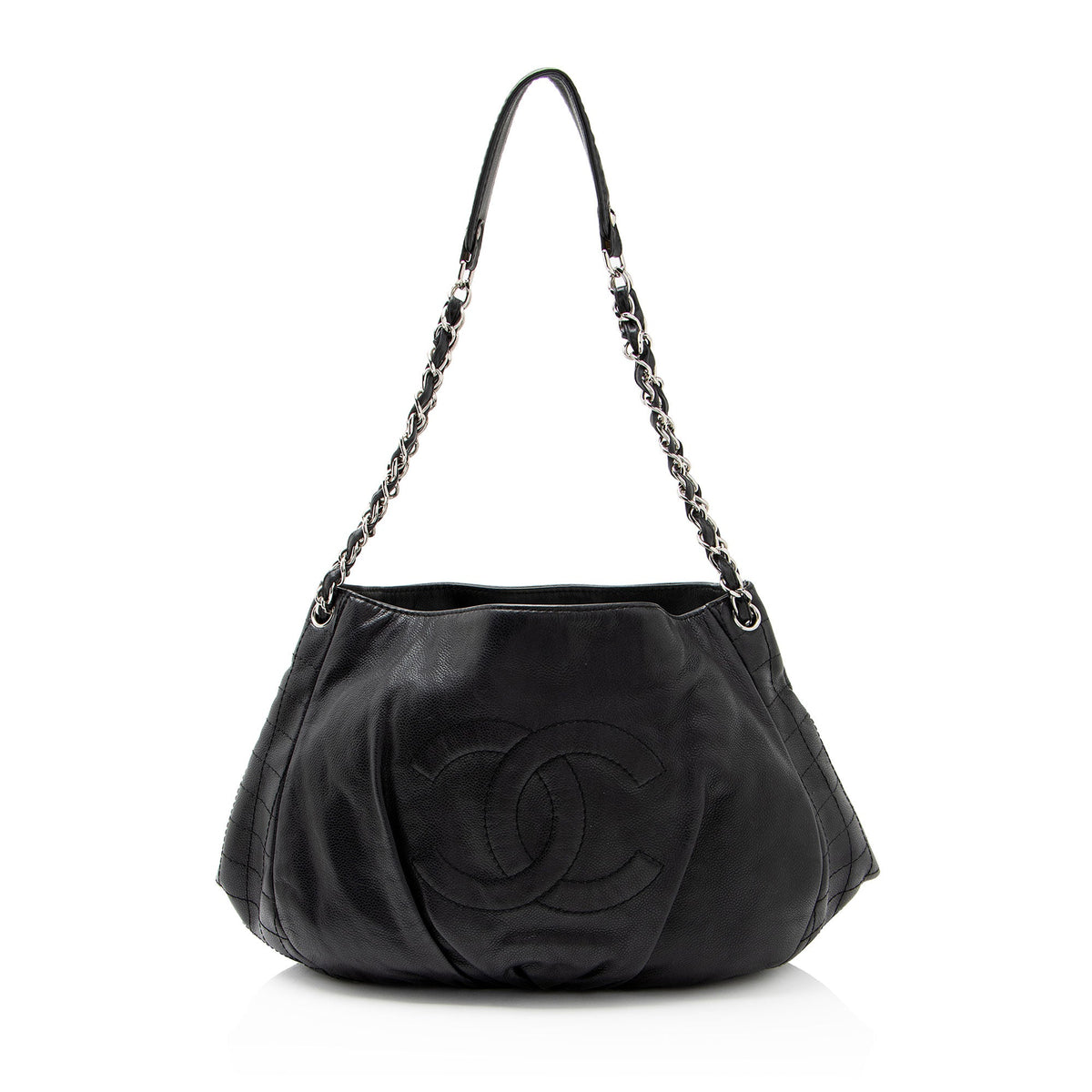 Chanel Caviar Leather Timeless CC Shoulder Bag