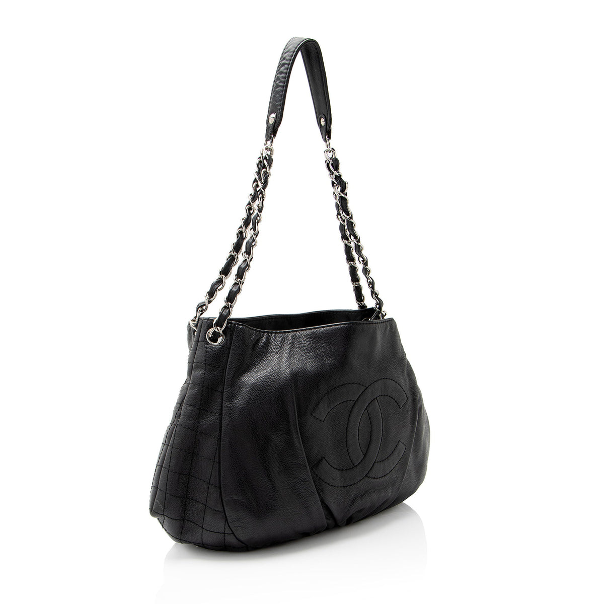 Chanel Caviar Leather Timeless CC Shoulder Bag