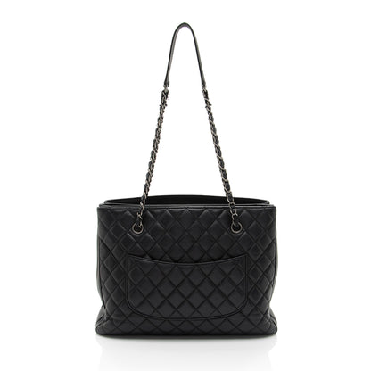 Chanel Caviar Leather Urban Companion Tote (SHF-nAN9Fg)