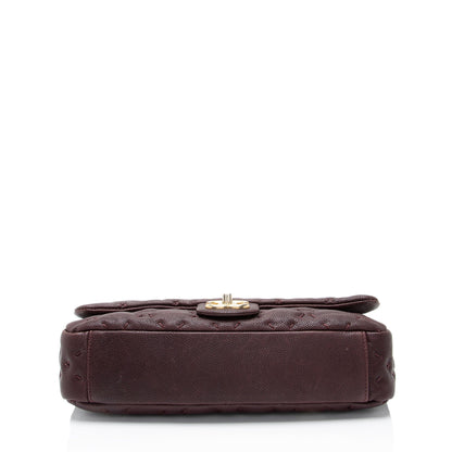 Chanel Caviar Leather Wild Stitch Flap Shoulder Bag