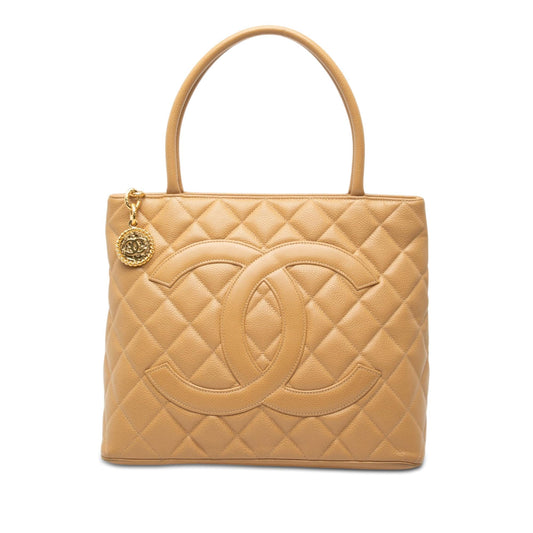 Chanel Caviar Medallion Tote
