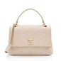 Chanel Chevron Calfskin Chic Small Top Handle