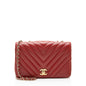 Chanel Chevron Calfskin Statement Mini Flap Bag