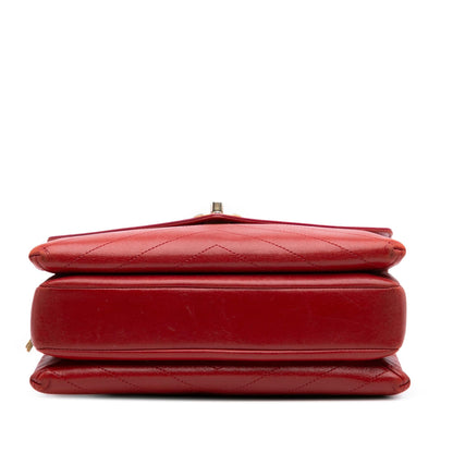 Chanel Chevron Lambskin Coco Envelope Flap