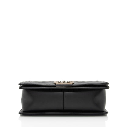 Chanel Chevron Lambskin Old Medium Boy Bag