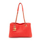 Chanel Chevron Quilted Leather Surpique Medium Tote (SHF-11355)