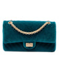 Chanel Chevron Velvet Reissue 2.55 Double Flap 225