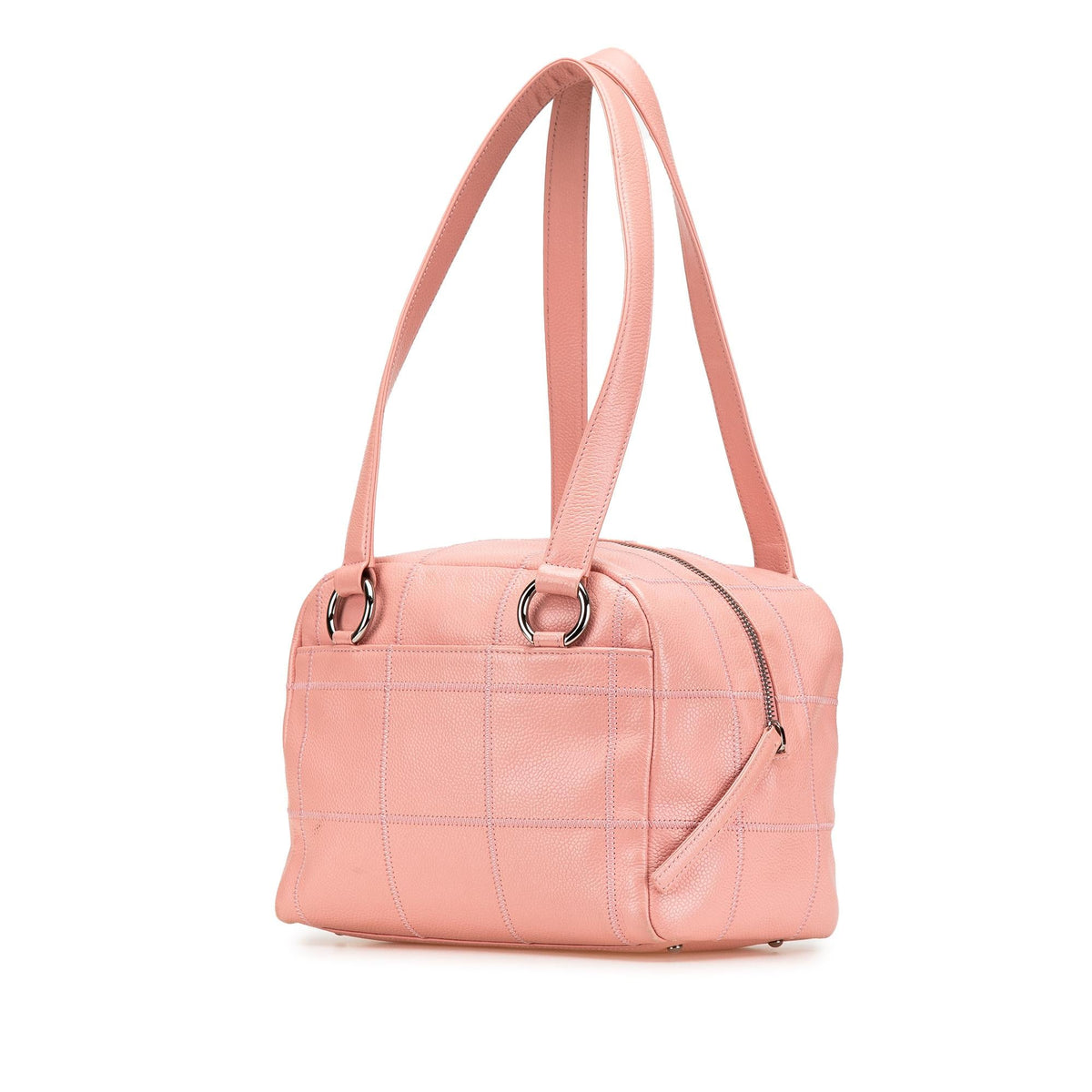 Chanel Choco Bar Caviar Shoulder Bag