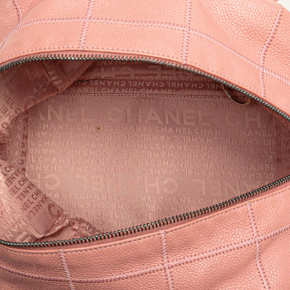 Chanel Choco Bar Caviar Shoulder Bag